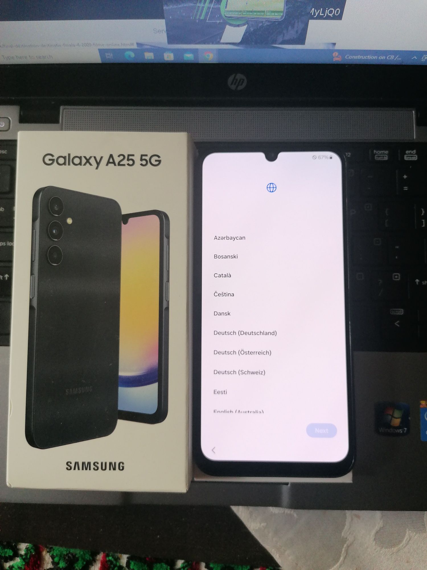 Samsung galaxy A 25 5 G 128 gb