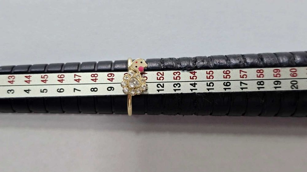 Златен детски пръстен 14к проба 585