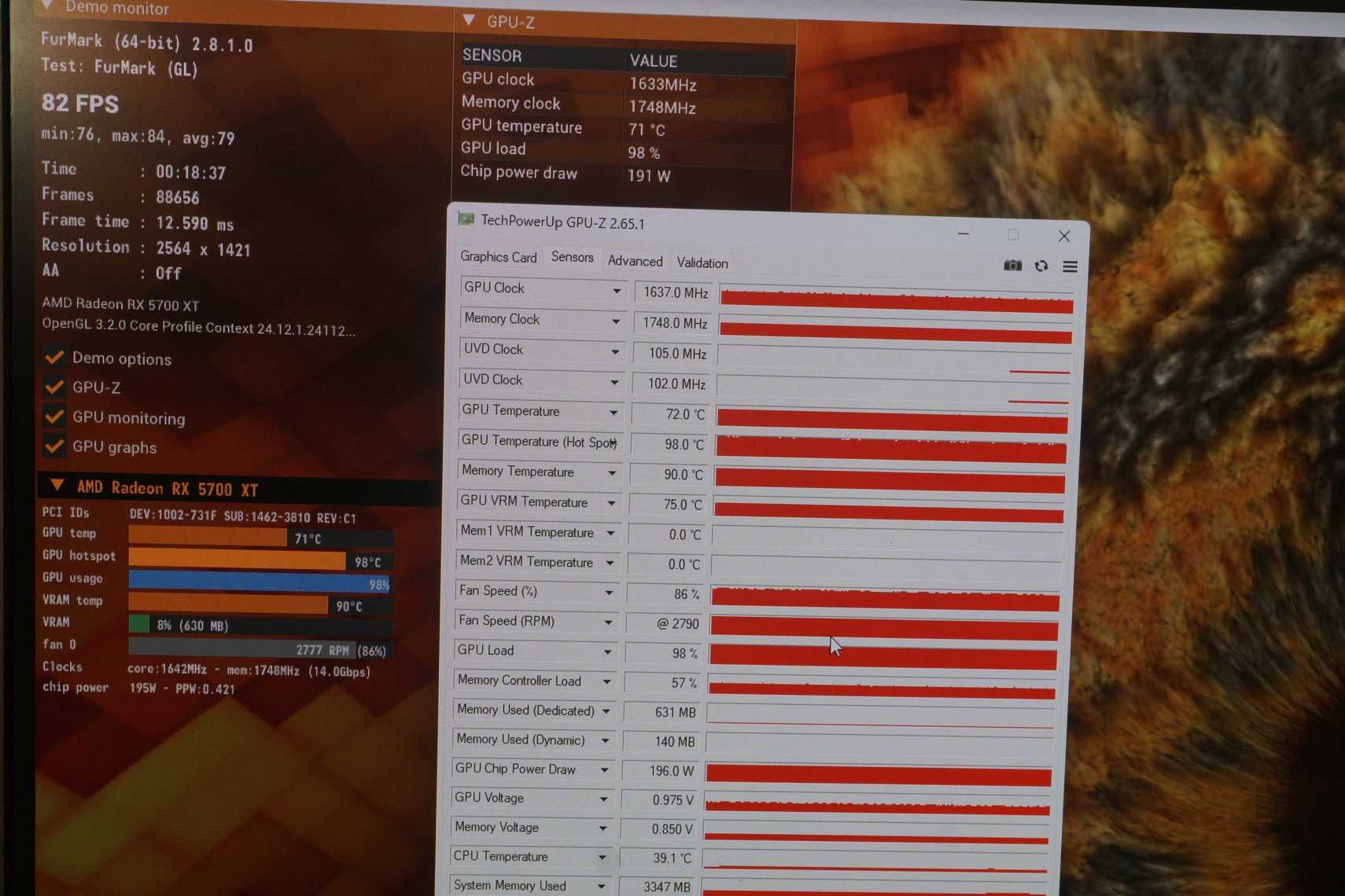 Видеокарта GPU Radeon RX 5700XT 8GB MSI MECH / Вкл. ДДС