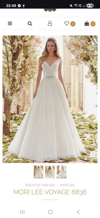 Rochie de mireasa
Mori Lee Voyage 6836