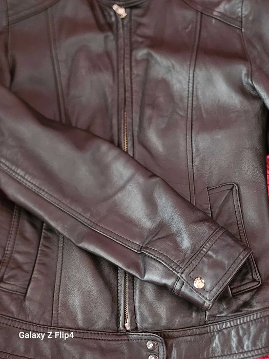 Кожено яке размер S