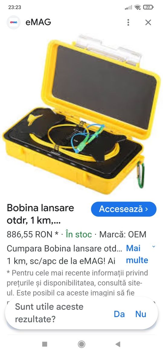 Aparat sudură fibră optică