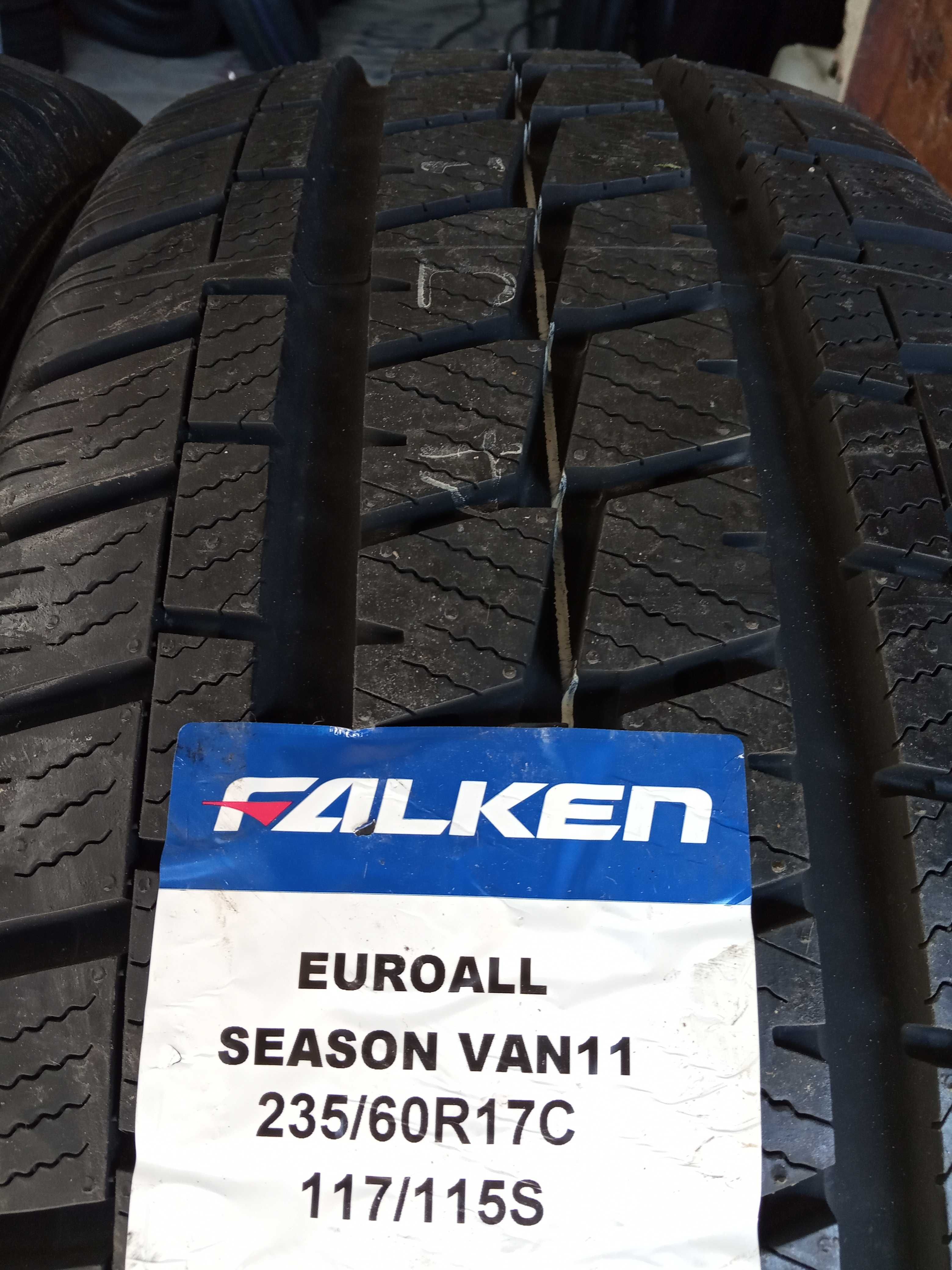 4 Нови премиум бусови гуми 235/60R17C Falken VAN11 EuroAllSeason 117S