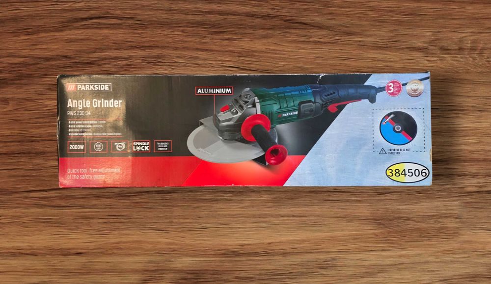 PARKSIDE Ъглошлайф PWS 230 D4, гумирани дръжки