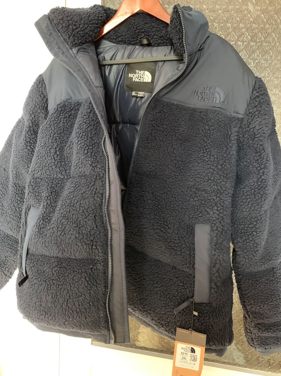 Пухено яке The NORTH FACE Sherpa Nuptse Jacket тъмно синьо XXL 2XL