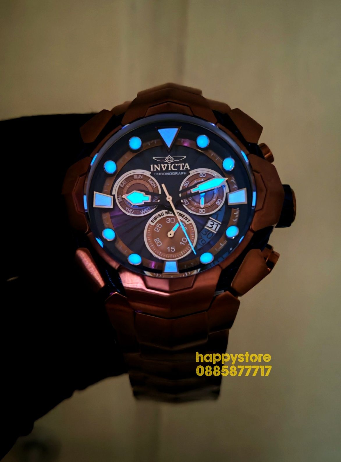 INVICTA Tomahawk Swiss 54 mm, Инвикта нов ръчен часовник