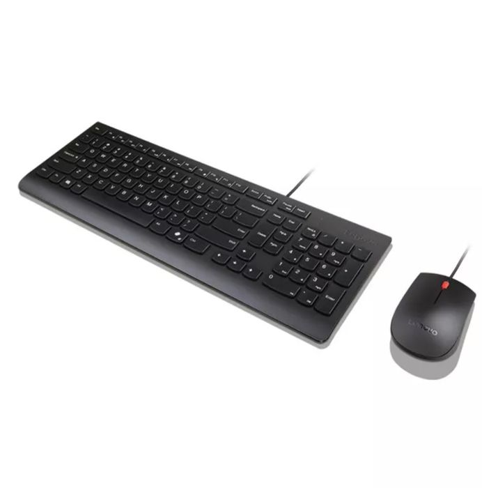 Комплект клавиатура с мишка НОВИ Lenovo Essential Wired Combo, черен