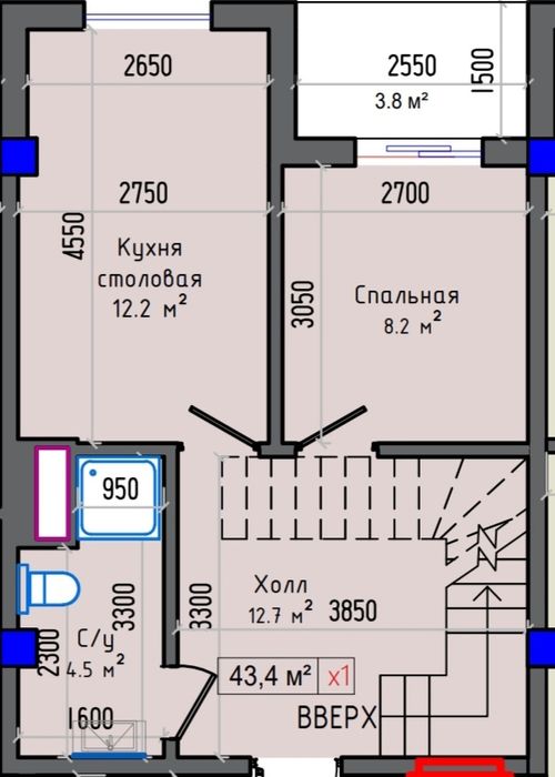 Продается квартира с мансардой