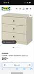 Comoda 3 sertare Ikea