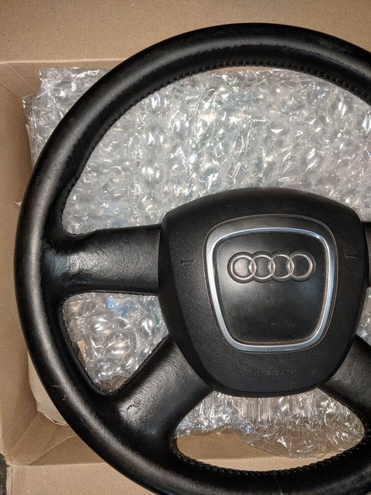 Volan piele Audi A4 B7 cu airbag