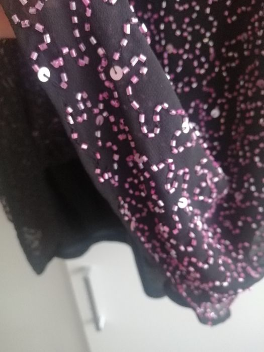Bluza / top cu paiete si margele mar 42-44