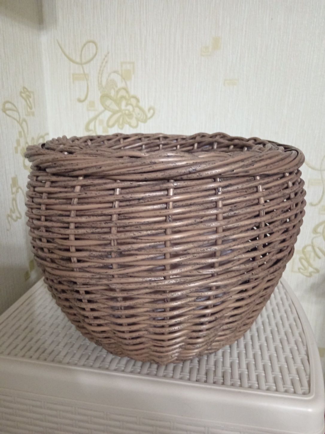 Кашпо из ротанга
