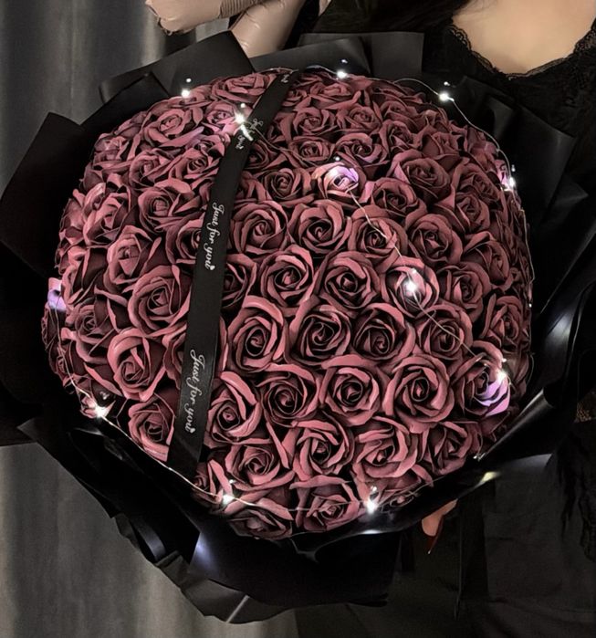 Букет мыльных роз 99 штук