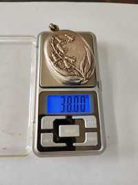 Сребърен медальон 925 с две огледала