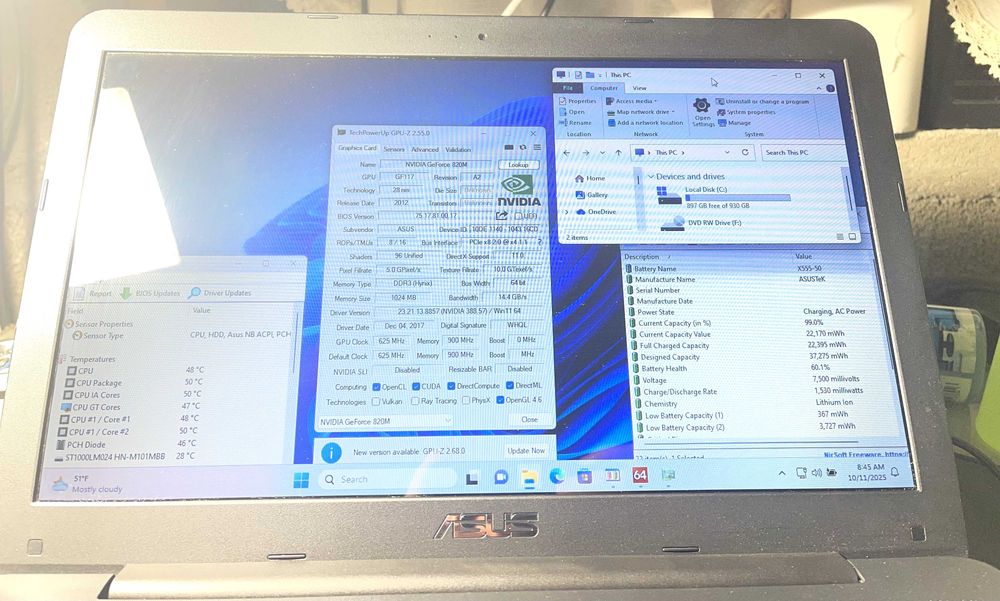 Laptop Asus R557L – i7-4510U, 4GB RAM, 1TB HDD, GT 820M 1GB 15.6″