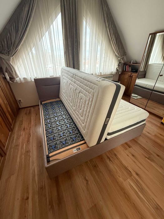 легло + подматрачна рамка + матраци. 180х200, най-висок клас на TED