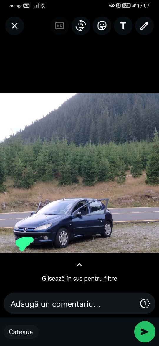 Peugeot 206in stare impecabila