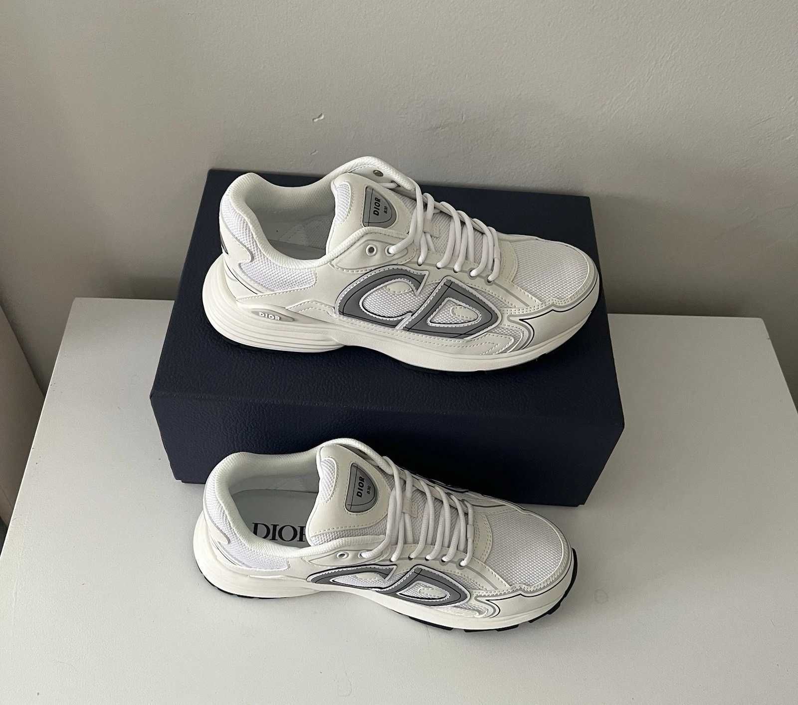 Adidasi Dior B30 Best Sneakers White Reflective