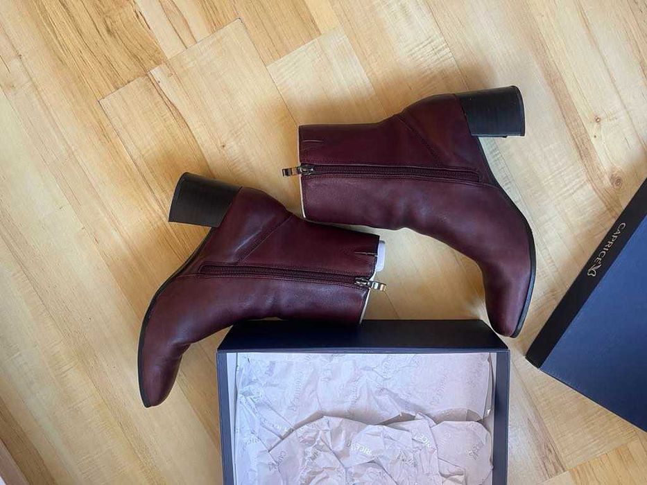 Кожени боти на ток CAPRICE