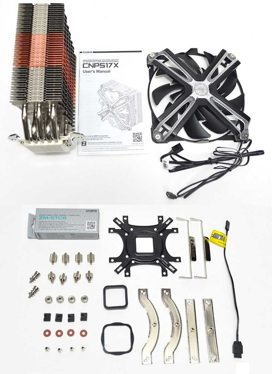 Охладител Zalman CNPS17X AM4,1150,1200 1155,1151,1156 2066,2011-V3 RGB