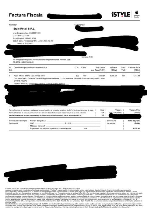 Iphone 14 Pro Max, 256 GB, Silver