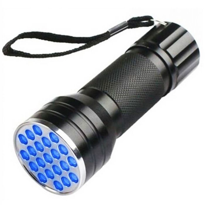 9-LED или 21-LED UV ултравиолетово фенерче ултравиолетов фенер