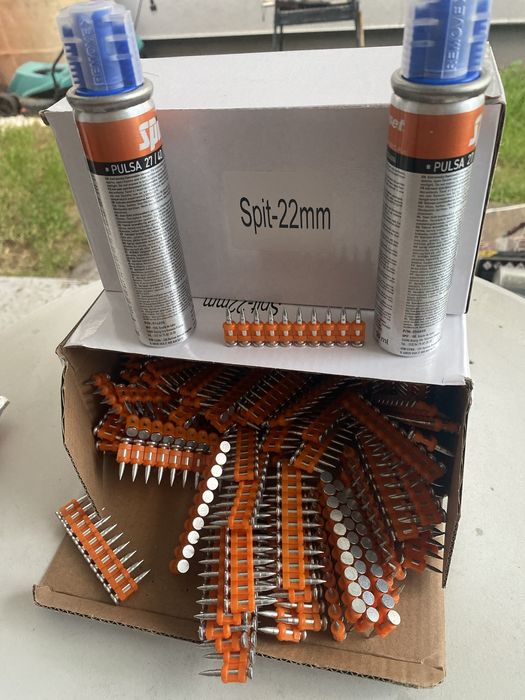 1000 Cuie pistol spit pulsa p800 de 22 mm