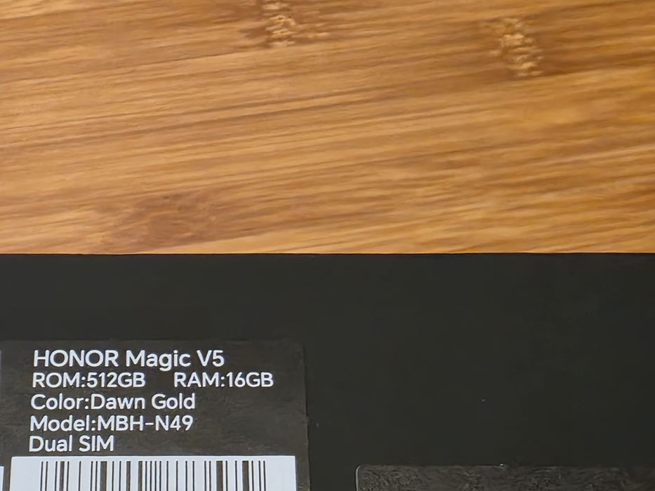 Honor Magic V5 , Dawn Gold , 512GB 16GB RAM, Garantie 2 Ani+Honor Care