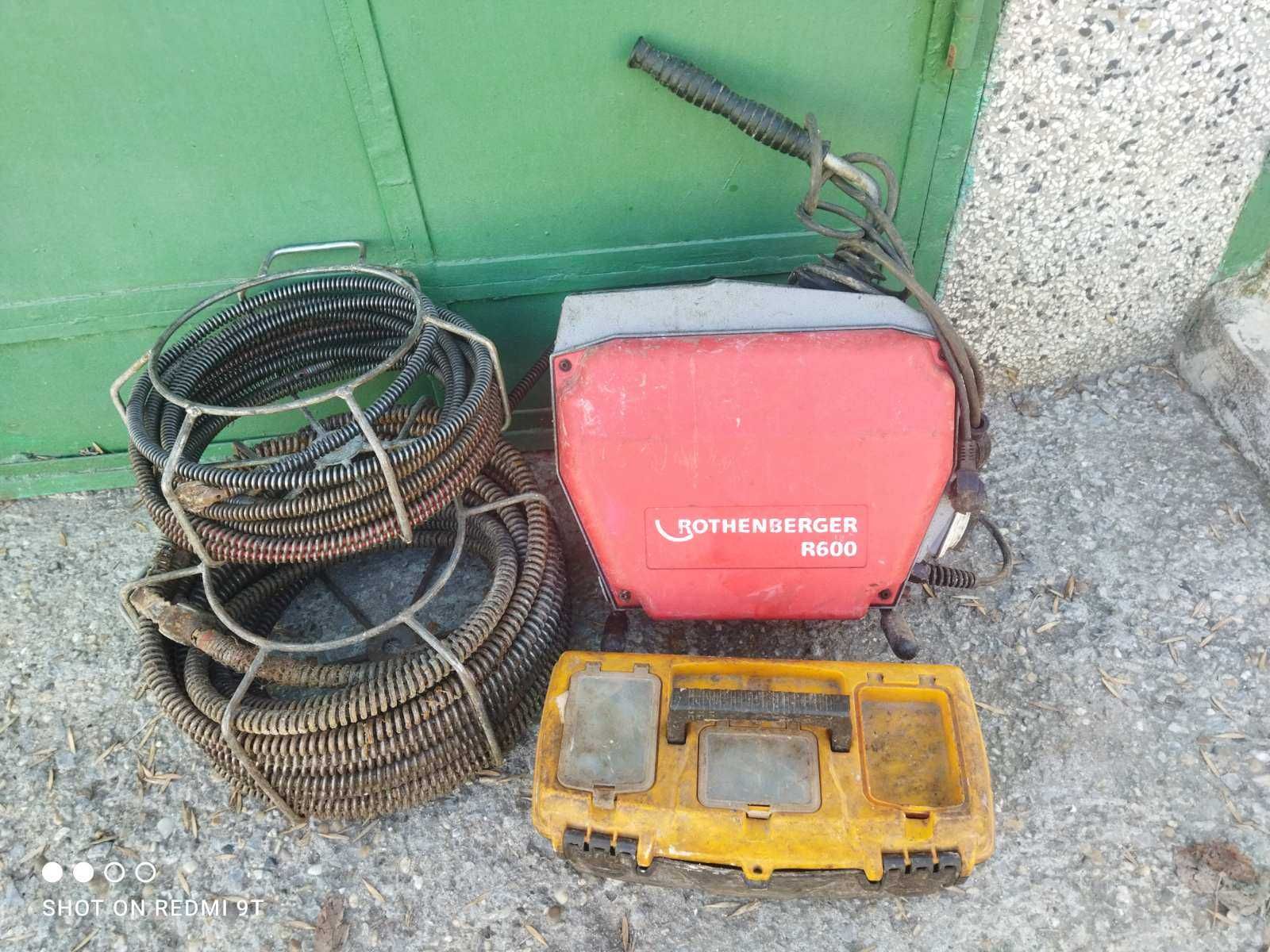 Машина за отпушване на канали rothenberger r600