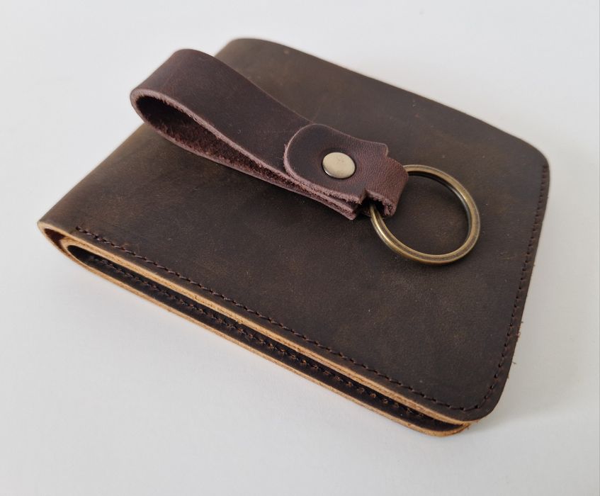 Portofel din piele naturală Crazy Horse, maro