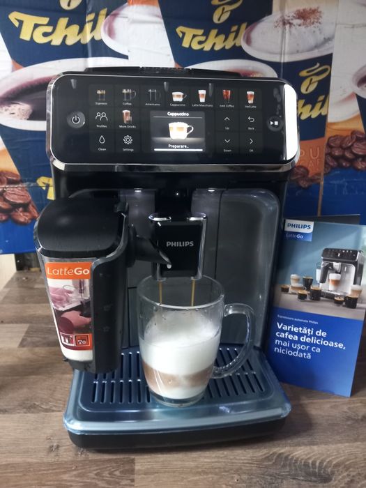 Expresor cafea Philips Latte Go 5500 câteva cafele, cana noua!!