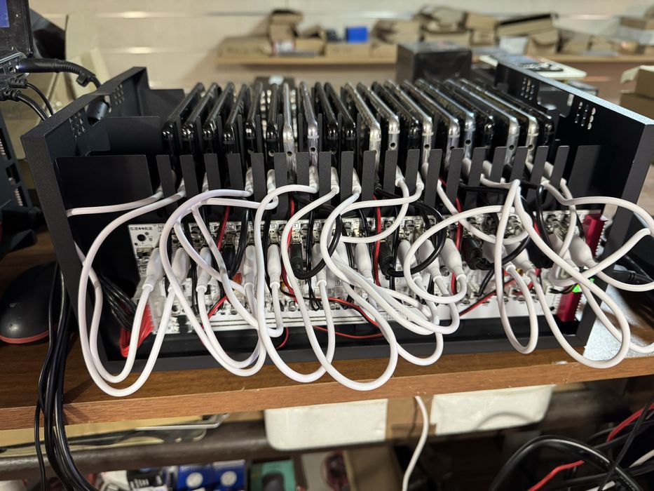 20 бр Phone farm - Ферма за крипто и Airdrop