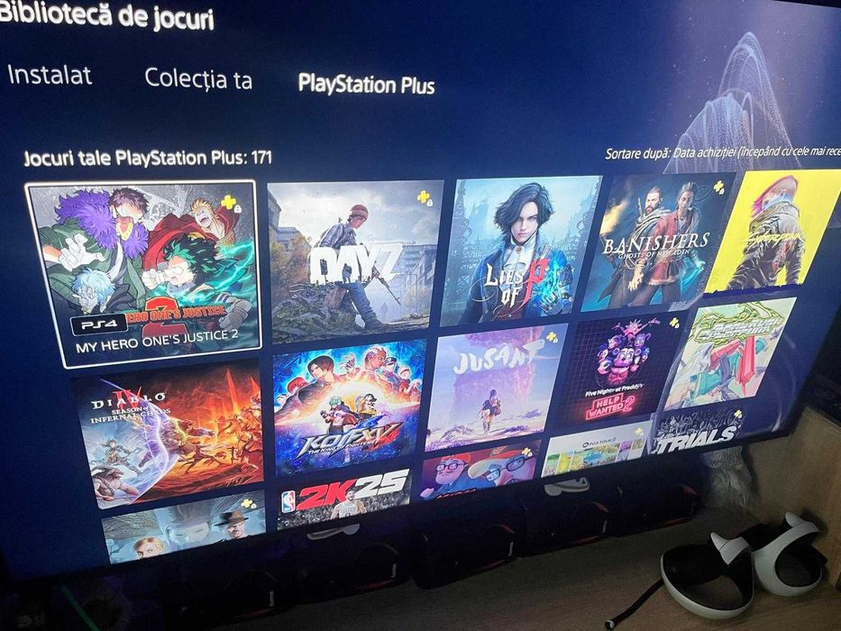 PS5 Digital Edition + PS VR2 + Jocuri VR & PS5 (conturi incluse)