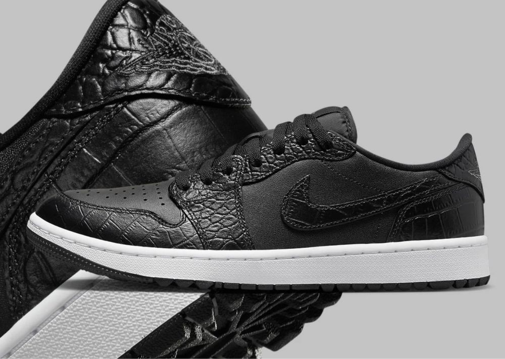 Nike Air Jordan 1 Low Croc Black ( 43) Маратонки