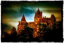 Tablou castelul Bran