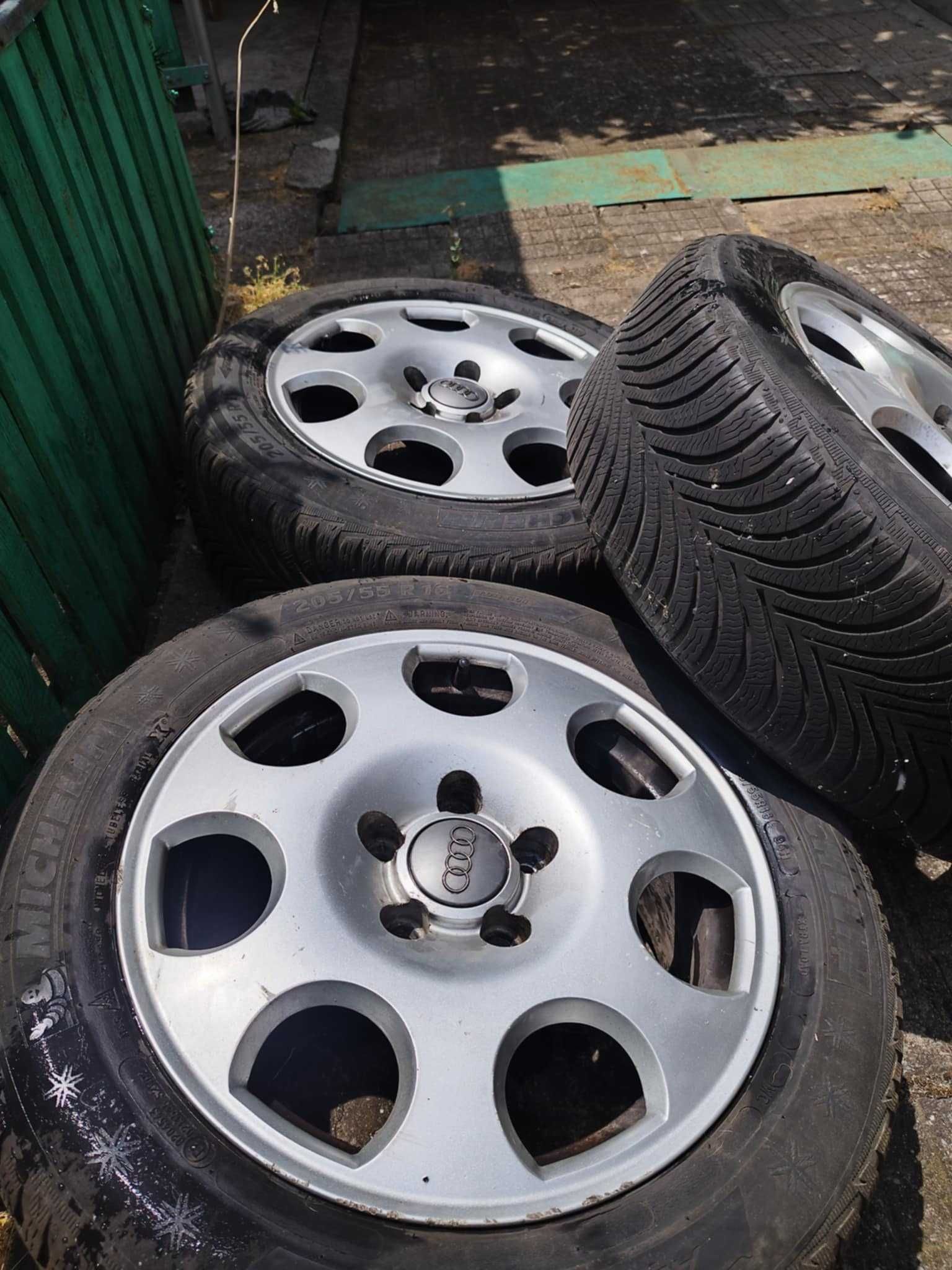 Продавам 3 лети джанти за VW/Audi/Seat/Skoda 5×112