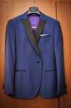 Costum mire slim bleumarin Antonio Gatti