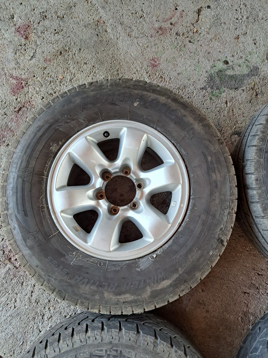 5 гуми с джанти за Нисан Патрол у61 Nissan Patrol y61 gu 1999