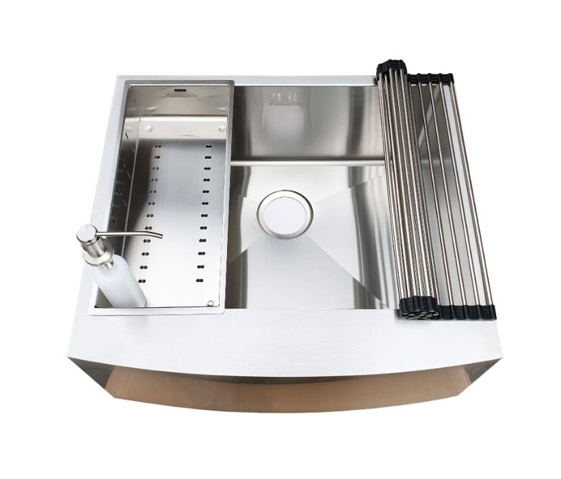 Chiuveta bucatarie inox CookingAid FARM HOUSE STANDARD + 3 accesorii