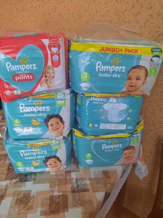 Pampers nr 3,4,5,6