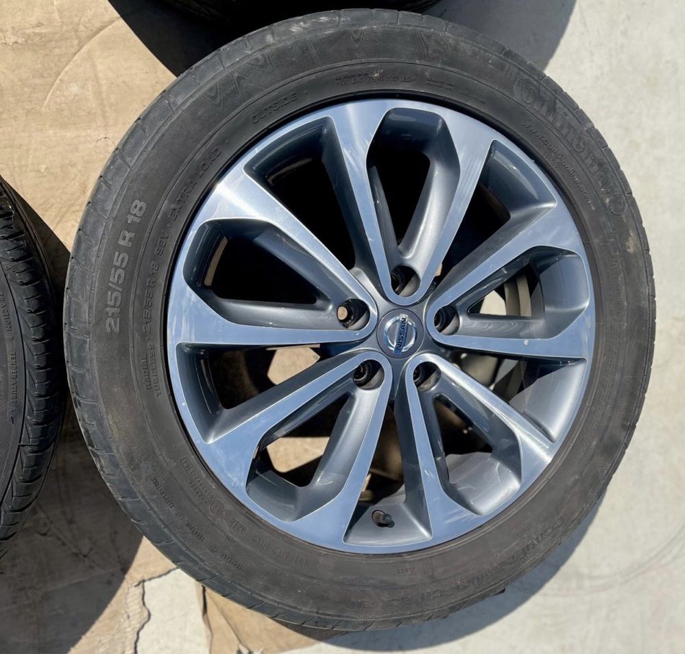 Jante Nissan 18 Qashqai Bicolore anvelope vara 215/55R18