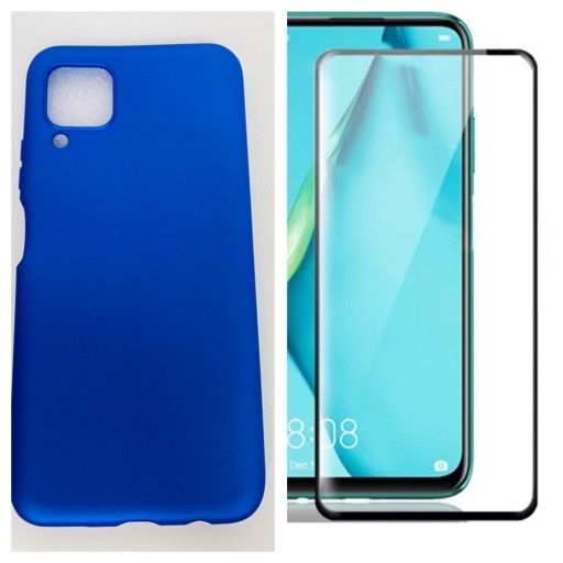 Huawei P40 Lite - Pachet Husa Slim Silicon+ Folie Sticla Curbata 11D