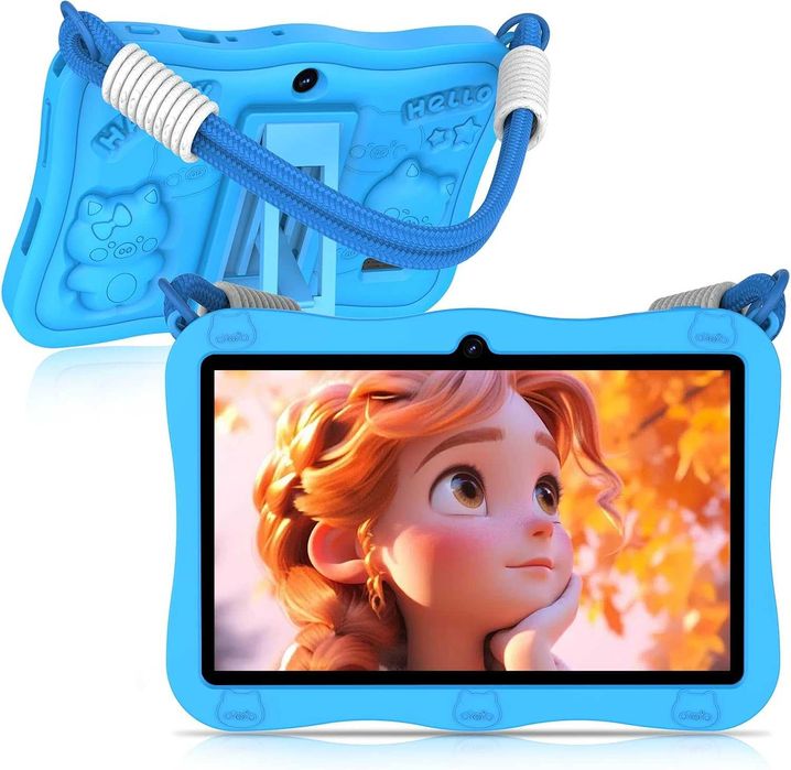 Детски таблет VASOUN, 7 инча, 32GB, Android 13 с WiFi, двойна камера