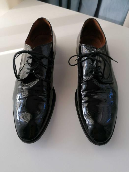 Pantofi barbati piele naturala lac, masura 40