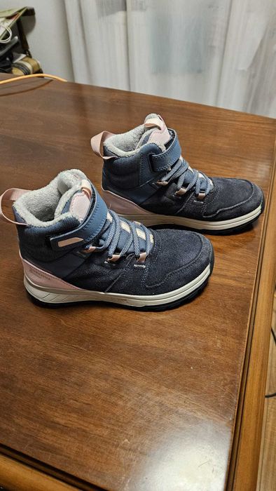 Ghete Piele Impermeabile iarna-zăpadă copii m.31 Quechua Dechathlon