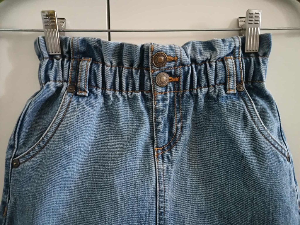 Детска дънкова оригинална пола Benetton