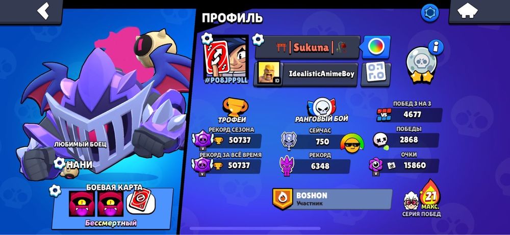 Brawl Stars Жирный аккаунт
