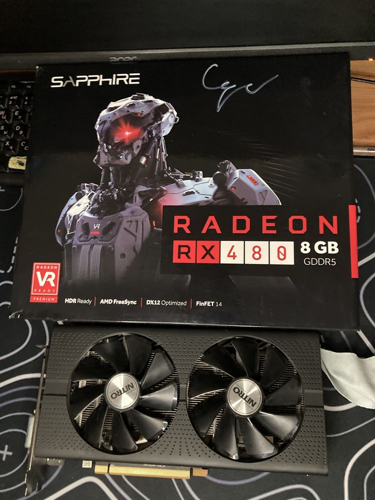 видеокарта rx480 saphire