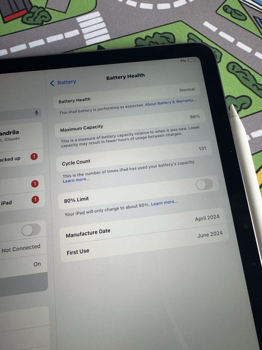 Apple iPad Air (2024) M2, 11' - Pencil Pro - Logi Combo - Garantie