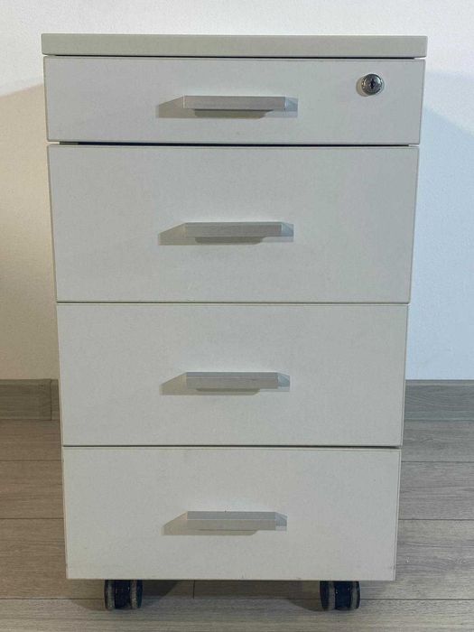 93 buc. Rollbox cu 4 Sertare 33X60 cm; Mic Dulap Birou Cub; Noptieră